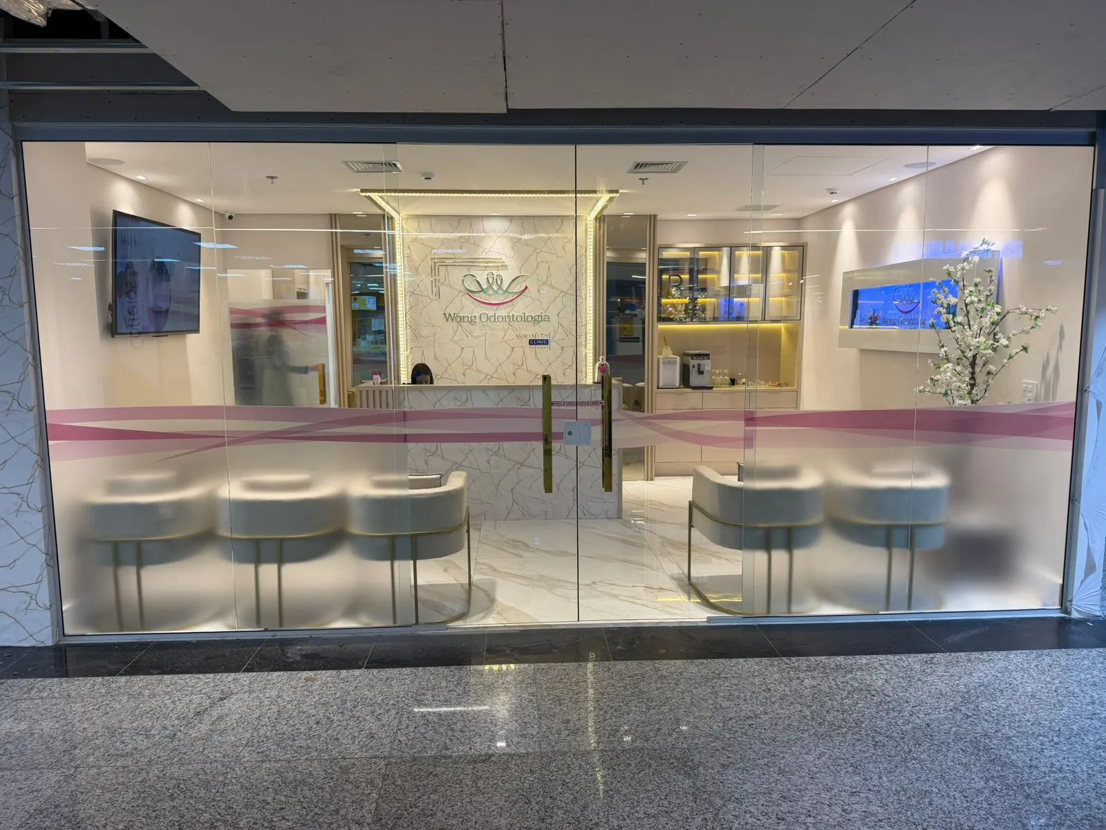 Fachada da clínica Wong Odontologia